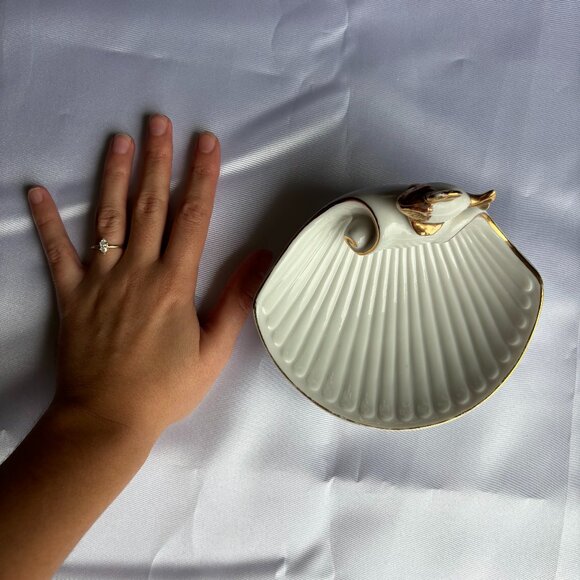 Enesco - Made in Japan - Ceramic Shell & Fish Dish Tray - Picture 7 of 8